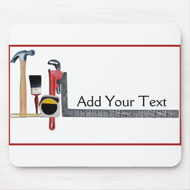 Heimwerker-Werkzeuge Mousepad (Vorne)