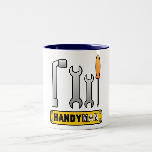Heimwerker Zweifarbige Tasse (Mittel)