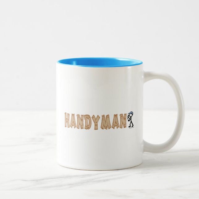 Heimwerker Zweifarbige Tasse (Rechts)