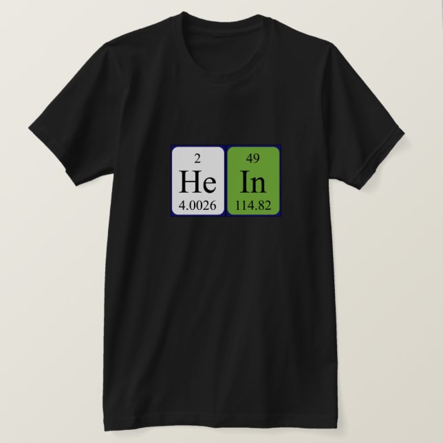 Hein Periodenname Shirt (Design vorne)