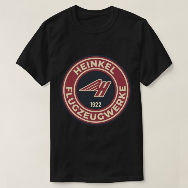 Heinkel Flugzeugwerke - Round Logo Sticker1.png T-Shirt (Design vorne)