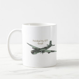 Heinkel He 177 German WW2 Bomber Airplane Kaffeetasse