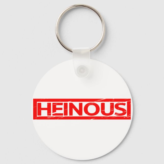 Heinous Briefmarke Schlüsselanhänger (Vorderseite)