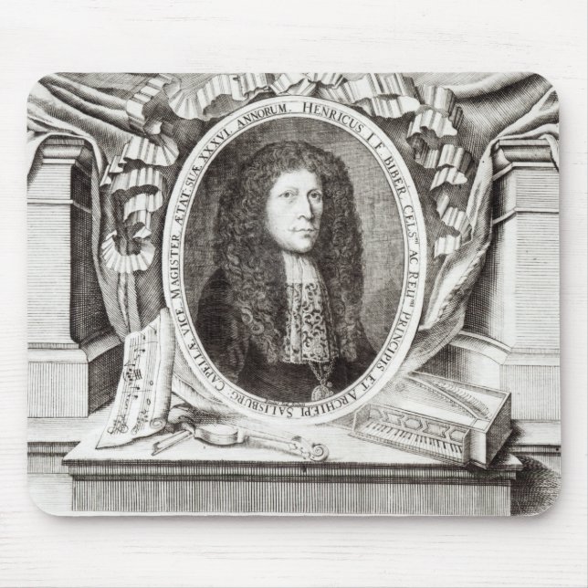 Heinrich Ignaz Franz von Biber Mousepad (Vorne)
