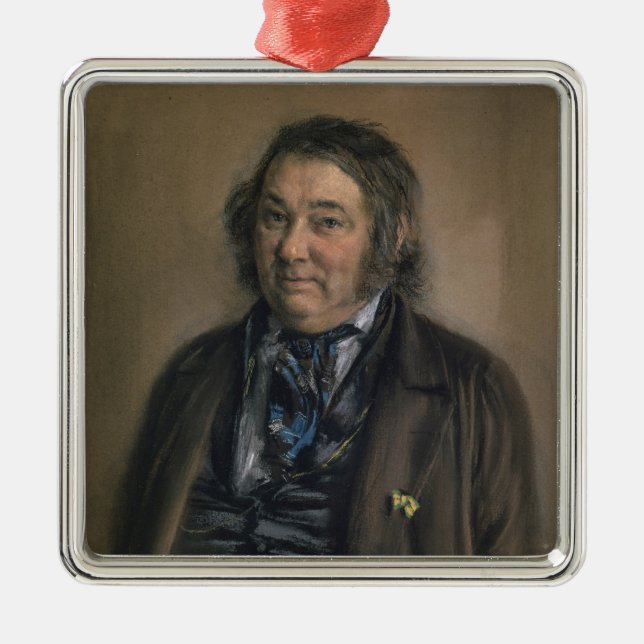 Heinrich Smidt Silbernes Ornament (Vorne)