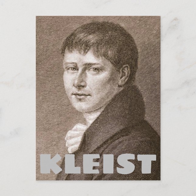 Heinrich von Kleist Postkarte (Vorderseite)