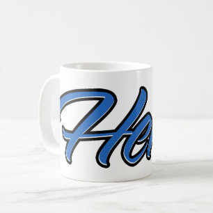 Heinz Vorname Name blue Tasse Kaffeetasse