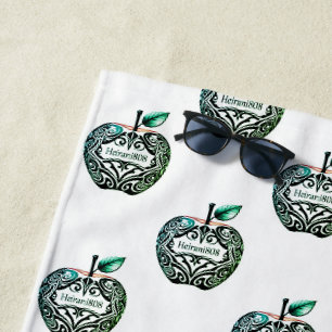 Heirani808 Island Tropical Tribal Apple Blanket Strandtuch