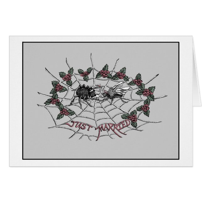Heirat der Spinne und der Fliegen-Karte (Vorderseite (Horizontal))