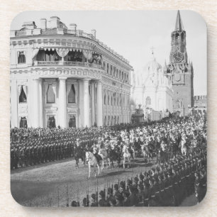 Heirat des Zars Nicholas (1868-1918) zu Alexandra Untersetzer