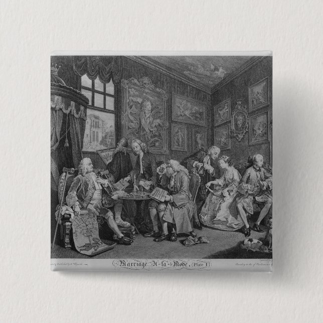 Heirat ein La Modus Button (Vorderseite)