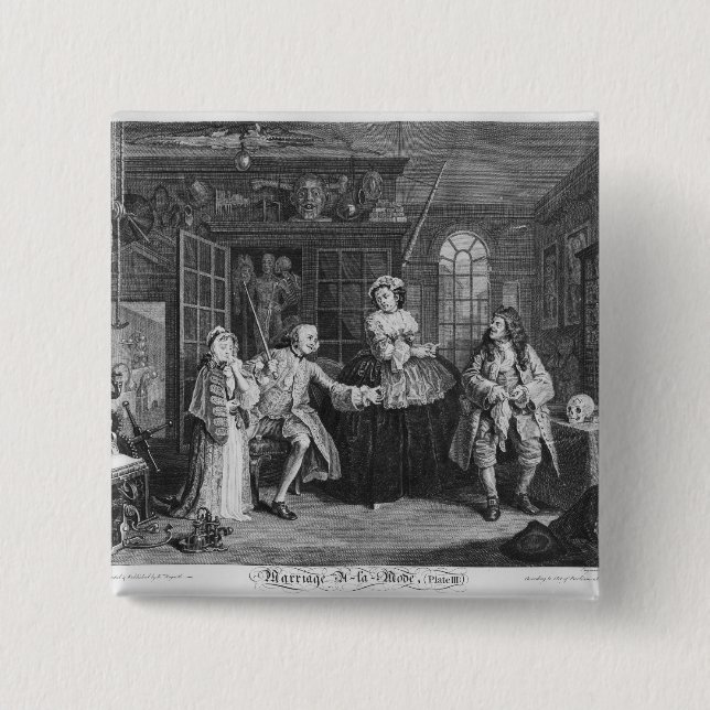 Heirat ein La Modus Button (Vorderseite)