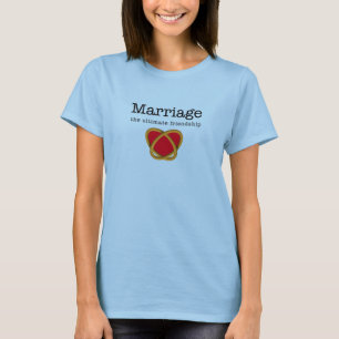 Heirat-Herz-Ringe T-Shirt