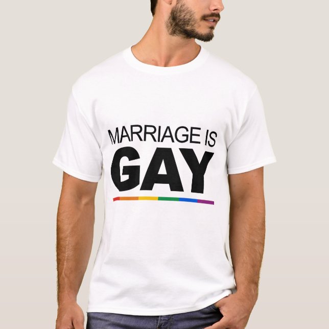 HEIRAT IST HOMOSEXUELL T-Shirt (Vorderseite)