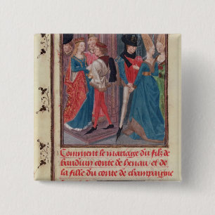 Heirat von Baldwin VI und Marie Button