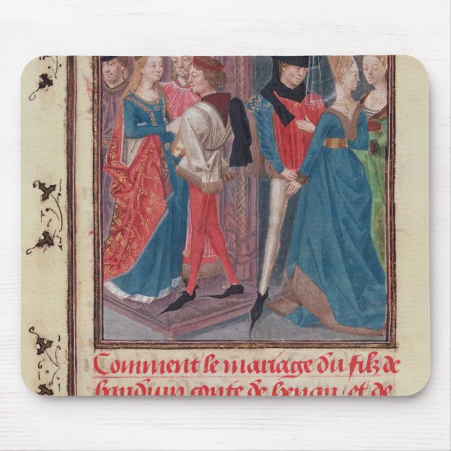 Heirat von Baldwin VI und Marie Mousepad (Vorne)