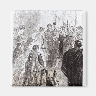 Heirat von Edward II und von Isabella von Magnet