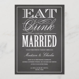 HEIRATEN KREIDETAFEL HOCHZEITSEINLADUNG EINLADUNG