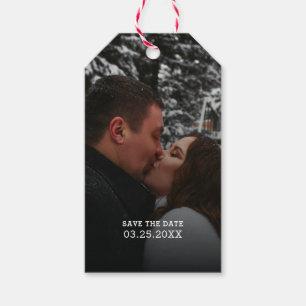 Heiraten Save the Date Weihnachten Geschenkanhänger