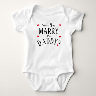 Heiraten Sie meinen Papa? Baby Bodysuit Strampler