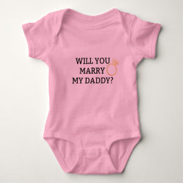 Heiraten Sie meinen Papa? Baby Bodysuit Strampler