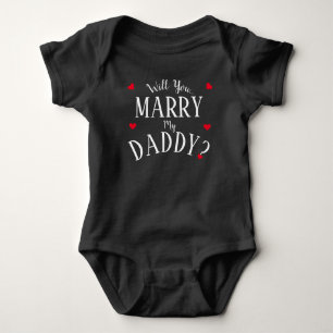 Heiraten Sie meinen Papa? Baby Bodysuit Strampler
