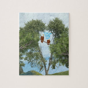 Heiraten Sie mich, Adler in der Liebe, Puzzle aus