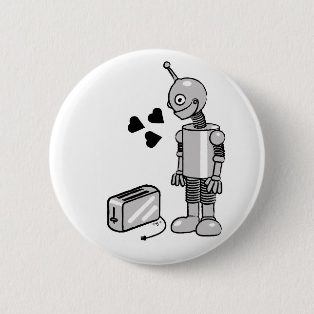 Heiraten Sie mich? Button (Vorderseite)