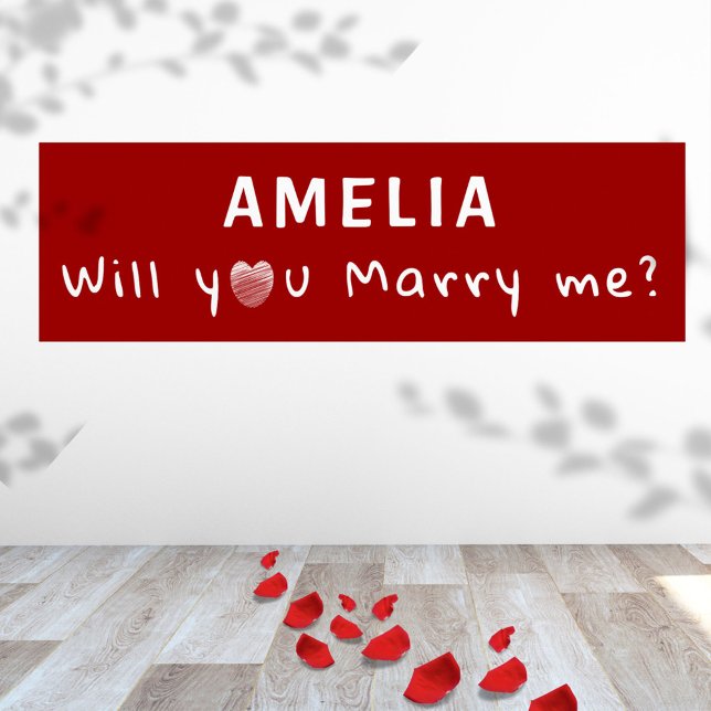 Heiraten Sie mich herzlich Rot-Romantische Vorschl Poster (Von Creator hochgeladen)
