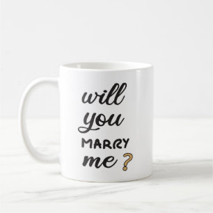 Heiraten Sie mich? Kaffeetasse