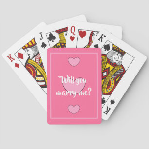 Heiraten Sie mich? Karten von dalDesignNZ Spielkarten