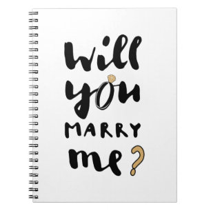 Heiraten Sie mich? Notizblock