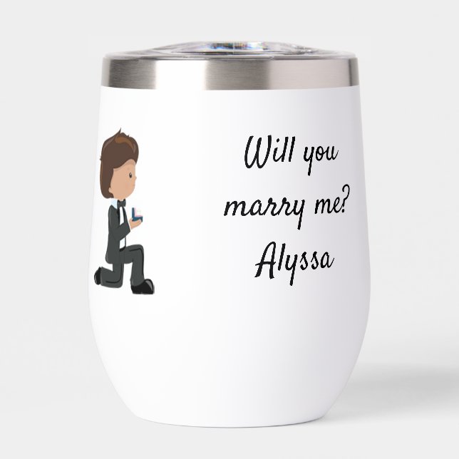 Heiraten Sie mich Personalisiert? (Vorderseite)