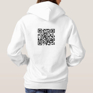 Heiraten Sie mich? QR-Code Hoodie
