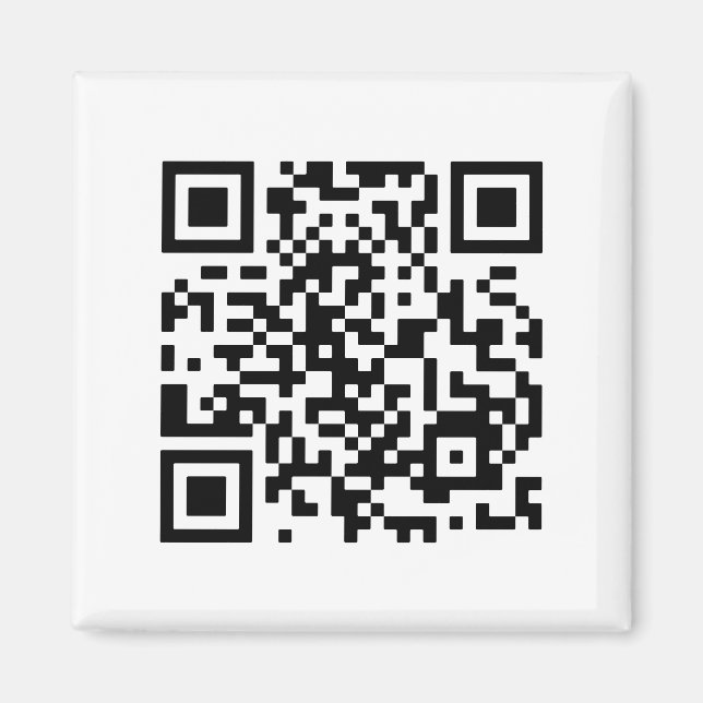 Heiraten Sie mich? QR-Code Magnet (Vorne)