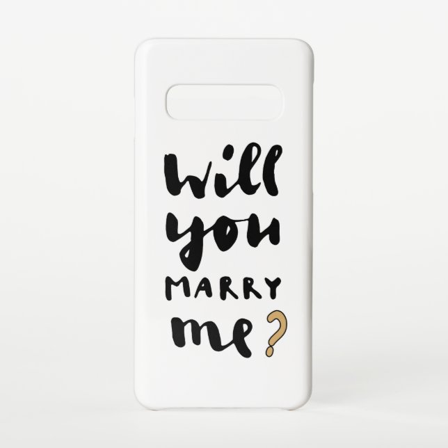 Heiraten Sie mich? Samsung Galaxy Hülle (Rückseite)
