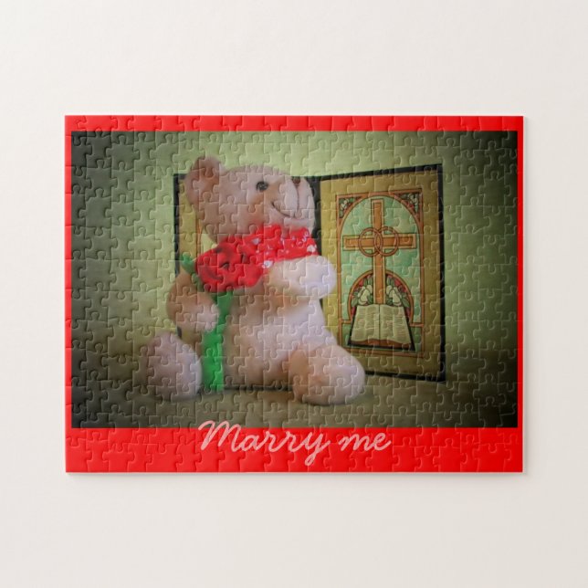 Heiraten Sie mich - Valenpuzzle Puzzle (Horizontal)
