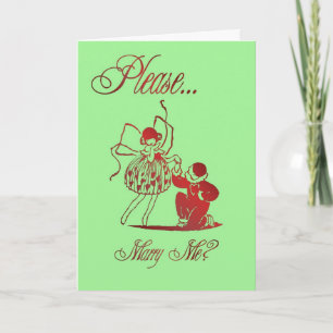 Heiraten Sie mich? Vorschlag zur Eheschließung Karte