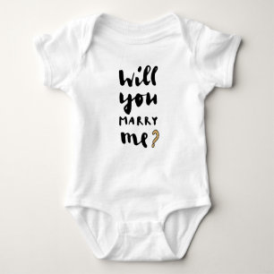 Heiraten Sie mir Baby Bodysuit Baby Strampler