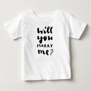 Heiraten Sie mir Baby Bodysuit T-shirt