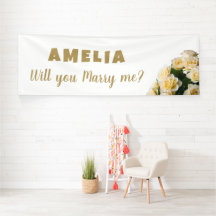 Heiraten Sie mir einen romantischen Yellow Rose-Vo