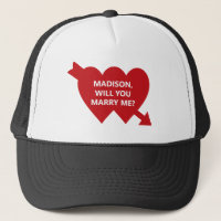 Heiraten Sie mir einen Sondervorschlag für ein rot