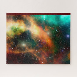 Heiraten Sie mir feine Sterne in der Andromeda Gal Puzzle