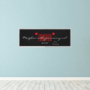 Heiraten Sie mir Hochzeiten Leinwand