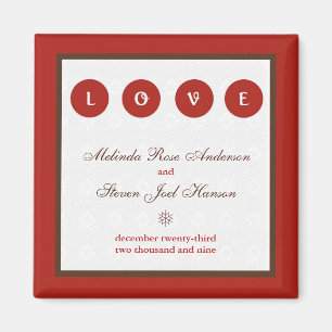 Heiraten Sie Save the Date Magneten Magnet