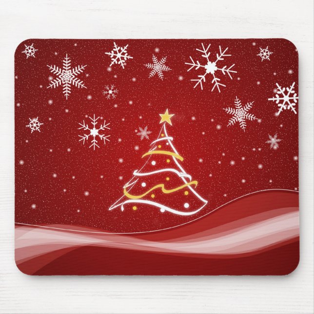 Heiraten Sie Weihnachten Mousepad (Vorne)