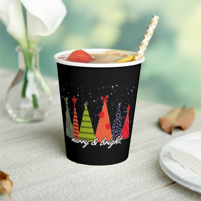 Heiraten und Bright Christmas Pappbecher (In Situ)