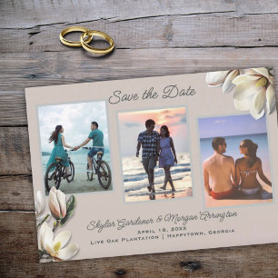 Heiratet bald Magnolia Hochzeitsankündigung Save The Date