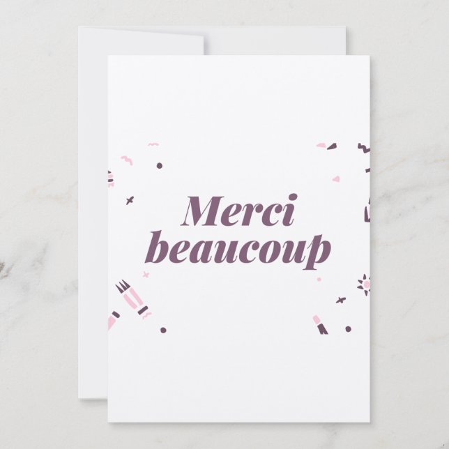 Heiratsantrag Dankeskarte (Vorderseite)