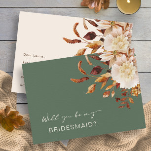 Heiratsantrag für Brautjungfer: Fall Sage Einladung